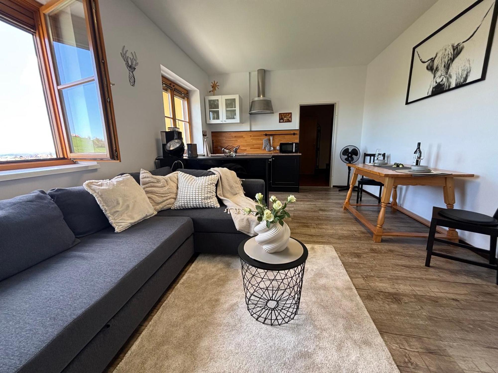Glanz Und Gloria Weingartenapartment An Der Kellerstrasse, Viele Buschenschaenke, Sehr Ruhige Lage, Herrliche Aussicht! 루트스카치 외부 사진